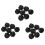21 Pcs. 8mm Hole Black Gas Stove Cooker Rotary  Knobs for the Kitchen 1