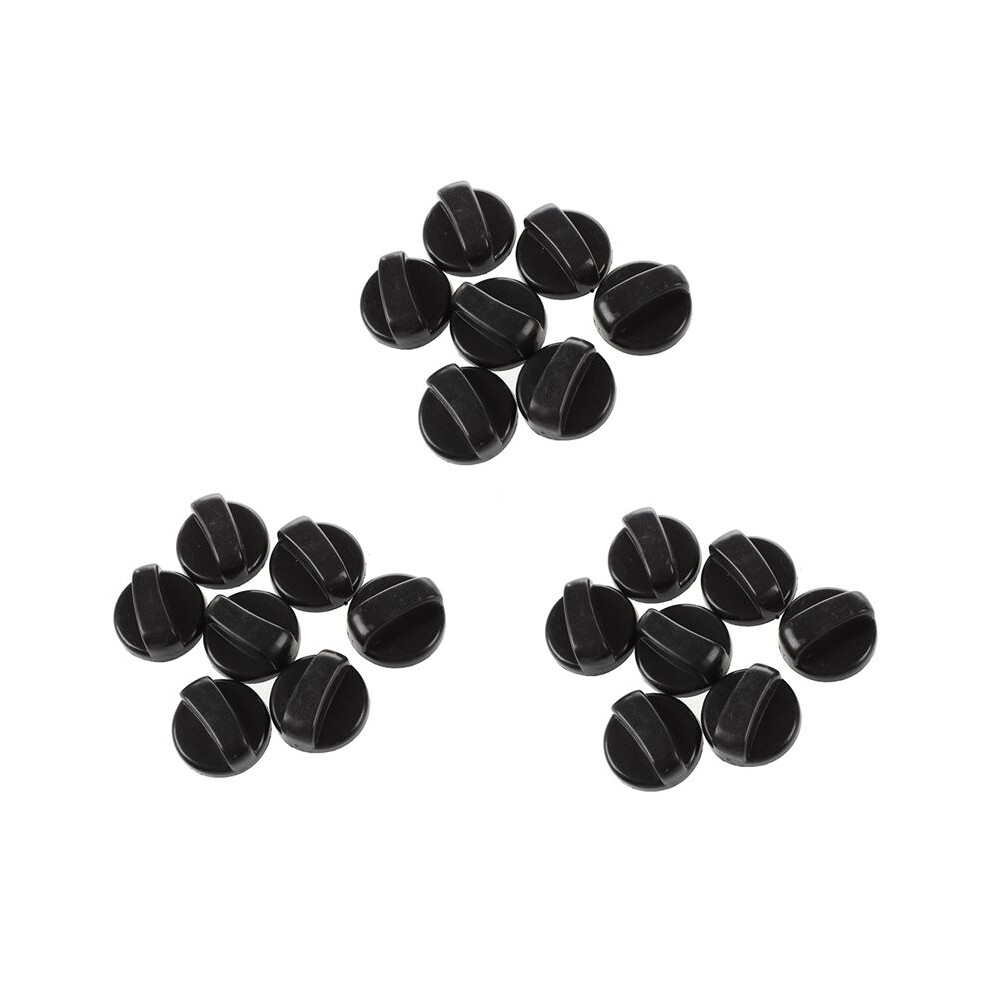 21 Pcs. 8Mm Hole Gas Stove Cooker Rotary Knobs For The Kitchen Black 6032168693231