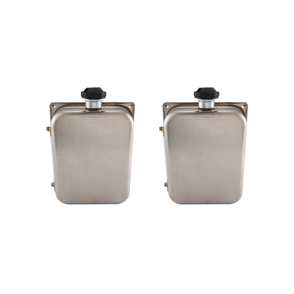 2X 7L Stainless Steel Petrol Fuel Tank Can Fit For Webasto Eberspacher Heater Universal 4713394349230