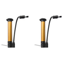 2X Portable Bicycle Pump High Pressure Cycling Hand Air Pump Tire Inflator MTB Mountain Bike Pump