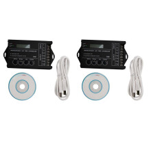 2X Tc420 Zeit Programmierbare Rgb-LED Controller Dc12V-24V 5 Kanal LED Timing Dimmer