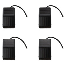 4X 250V 10A SPDT Nonslip Plastic Momentary Electric Power Foot Pedal