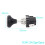 2X Universal 12V Car Push Pull Headlight  Button,for  Cart Club Car EZGO 6