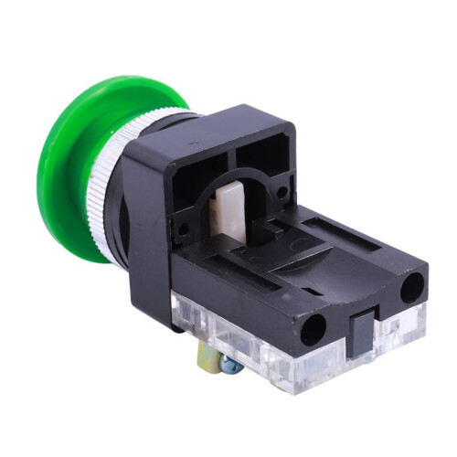 2X Red Green AC 250V 6A DPST Momentary Mushroom  Push Button 1