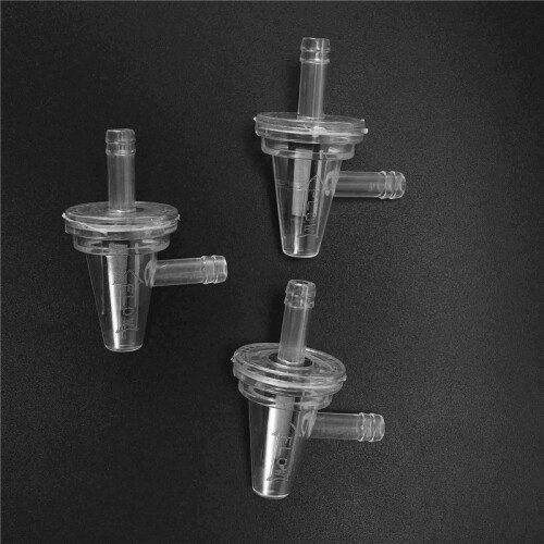 9Pcs Universal Motorcycle Right Angle Inline Fuel Filter 1/4Inch 6mm Hose Lines for 2