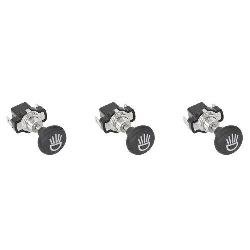 3X Universal 12V Car Push Pull Headlight  Button,for  Cart Club Car EZGO