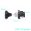 3X Universal 12V Car Push Pull Headlight  Button,for  Cart Club Car EZGO 5
