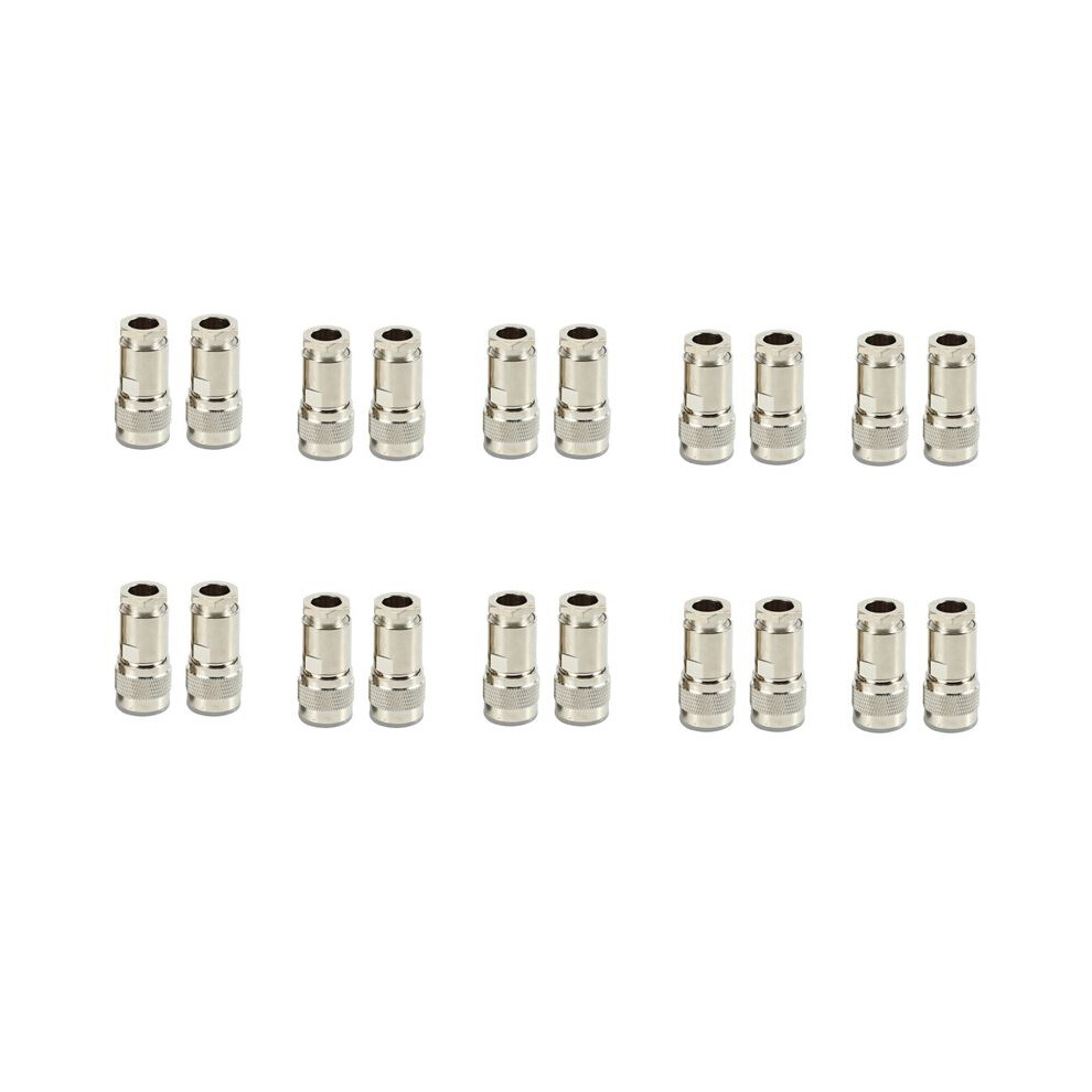20 Pcs N Type Male Clamp Rg8 Lmr400 Rg165 Rg213 7D-Fb Rf Coaxial Connector 4712918401751
