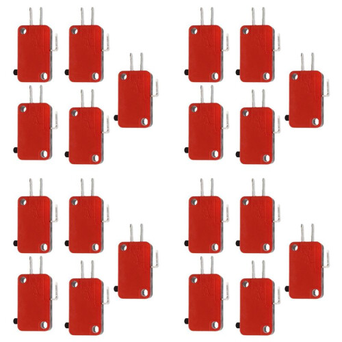 15A 250VAC 4A 250VAC Srew Connector Actuator Limit Micro- 20 Pcs