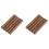 10 Pcs Pottery Tools Wood Hand Rollers,for Clay Stamp Pattern/Roller Pattern,Ceramic Tools,Arcilla Polimerica Dab Tool 1