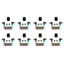 8X 3 Way Selector Switches,Guitar Pickup Toggle Lever Switches for Tele ST Electric Guitar