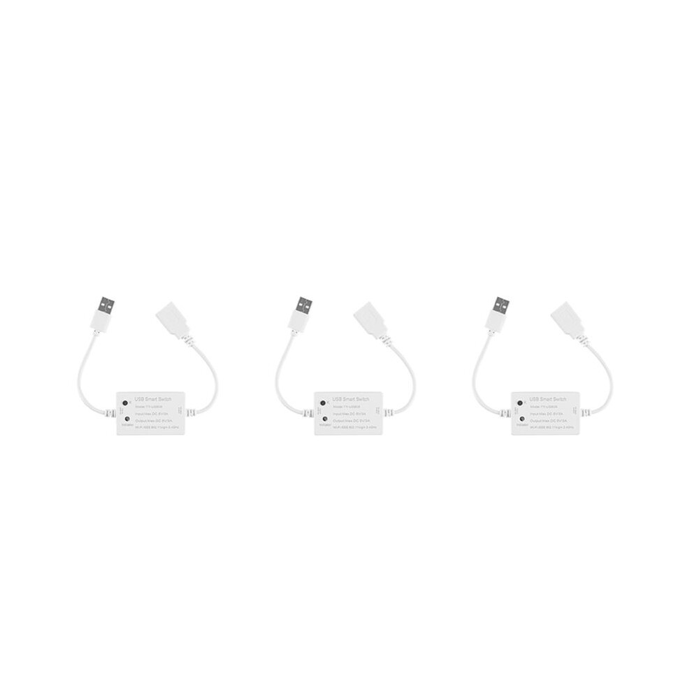 3X Tuya Usb Wifi Controller Universal Breaker Timer Life For Usb Appliances For Alexa Home 6032267682075