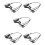 5X 9V Effect Pedal Power AC  Adapter US Plug W/ 5 Way Chain Splitte Cable 1