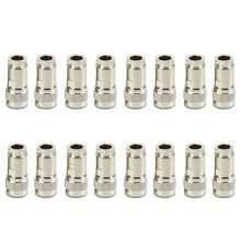 16 Pcs N Type Male Clamp RG8 LMR400 RG165 RG213 7D-FB RF Coaxial Connector