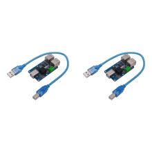 2X USB Isolator, 2500V USB HUB Isolator, USB Isolation Board, ADUM4160 ADUM3160 Support USB Control Transmission