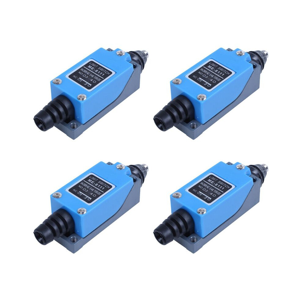 4X Me-8111 Ac250v / 5A Dc115v / 0.4A Dpst Momentary Ac Limit For Cnc Mill 4712472501256