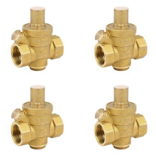 4X Dn20 3/4 Inch Adjustable Water Pressure Reducing Regulator Valve 1.6Mpa Water Pressure Reducing Valve