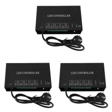 3X H802RA 4  (4096 Pixels) Artnet Controller DMX Artnet Controller WS2801 WS2811 EU Plug