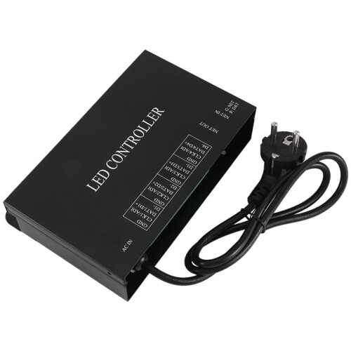 3X H802RA 4  (4096 Pixels) Artnet Controller DMX Artnet Controller WS2801 WS2811 EU Plug 1