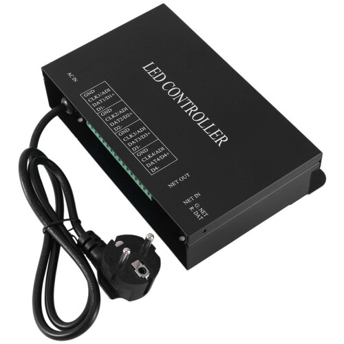 3X H802RA 4  (4096 Pixels) Artnet Controller DMX Artnet Controller WS2801 WS2811 EU Plug 2