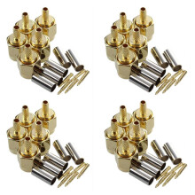 20pcs SMA Male Plug Straight Crimp RG316 RG174 Rf Adapter Connector