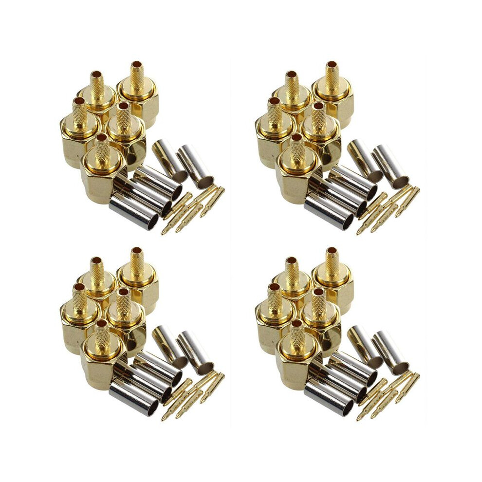 20Pcs Sma Male Plug Straight Crimp Rg316 Rg174 Rf Adapter Connector 4713843665508