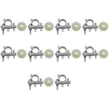 10Set 2500/3800 Chainsaw Spare Parts Chainsaw Oil Pump with Worm Drive Gear Fit for Chain Saw 25CC/38CC