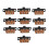 200Pcs High Knob 6 Pin 3 Position DPDT Panel Slide  0.5A 50V 5