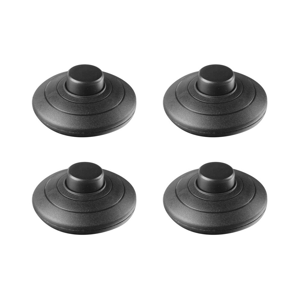 4Pcs In- Lamp Foot Push Power Pedal Footswitch Black/Light 4713656186689