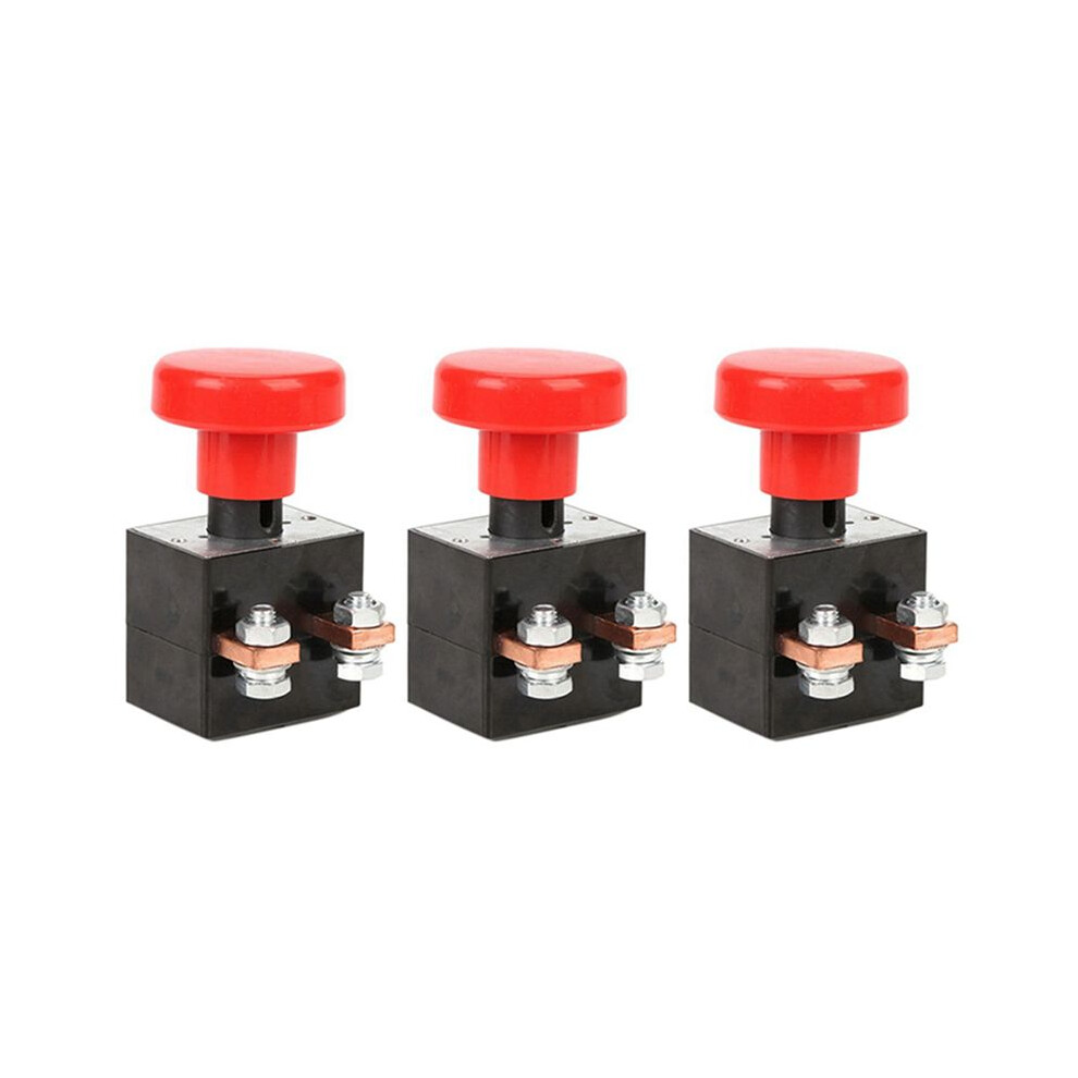 3X 250A Type Emergency Disconnect Stop Start Button Emergency For Forklift Pallet Truck Cart 6034191386197