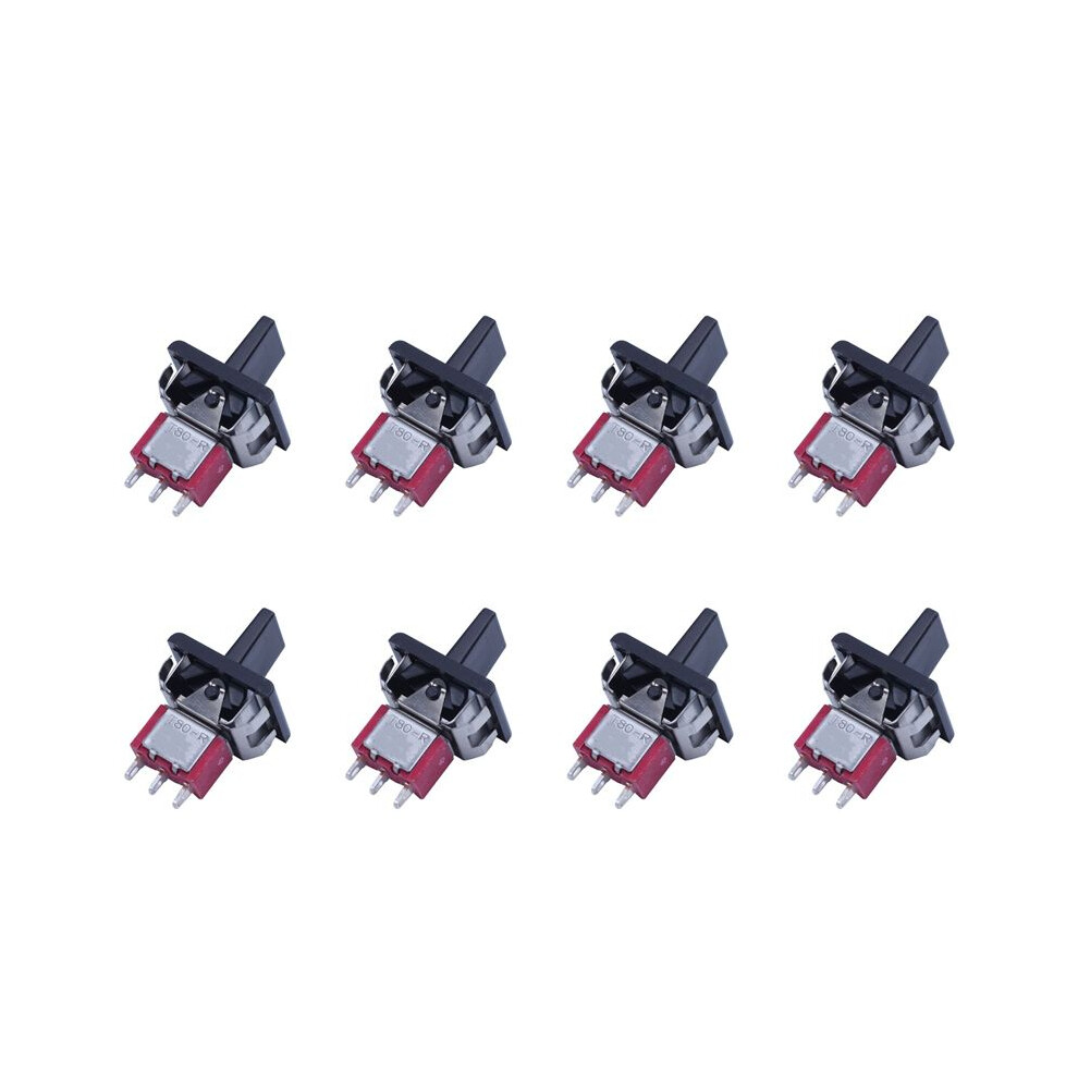 8X Ac 250V/3A 125V/5A Momentary Spdt 3 Positions Toggle T80-R 4713495172867