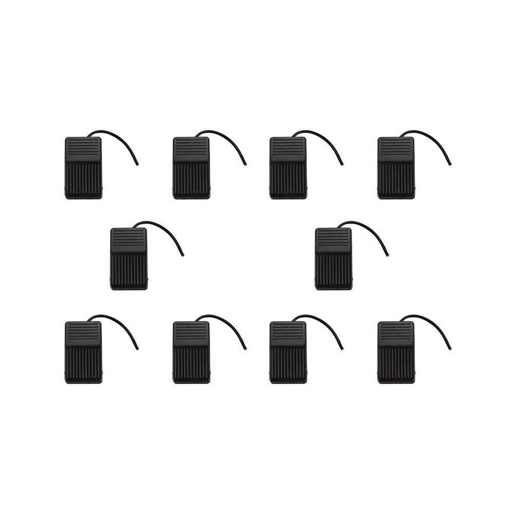 10X 220V 10A Spdt Nonslip Plastic Momentary Electric Power Foot Pedal 4712950930462
