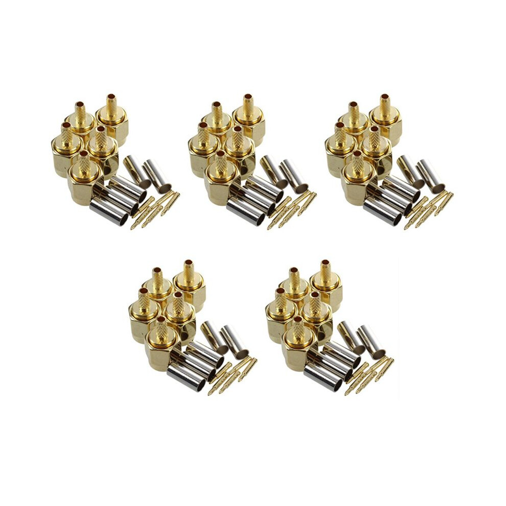 25Pcs Sma Male Plug Straight Crimp Rg316 Rg174 Rf Adapter Connector 6031269451795
