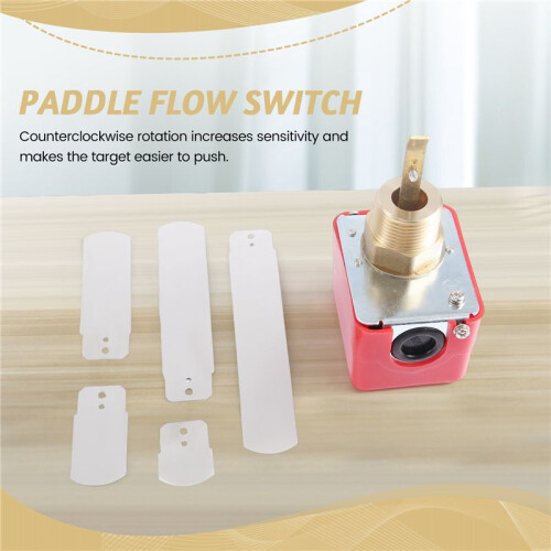 AC 220V 15A Male Thread SPDT Water Paddle Flow  HFS-25 1