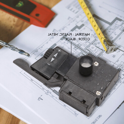 FA2-6/1BEK SPST Lock  Power Tool Trigger Button  Black 1