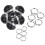 Black 5X Pcs M4 12mm Waterproof Momentary /OFF Push Button Round SPST 7