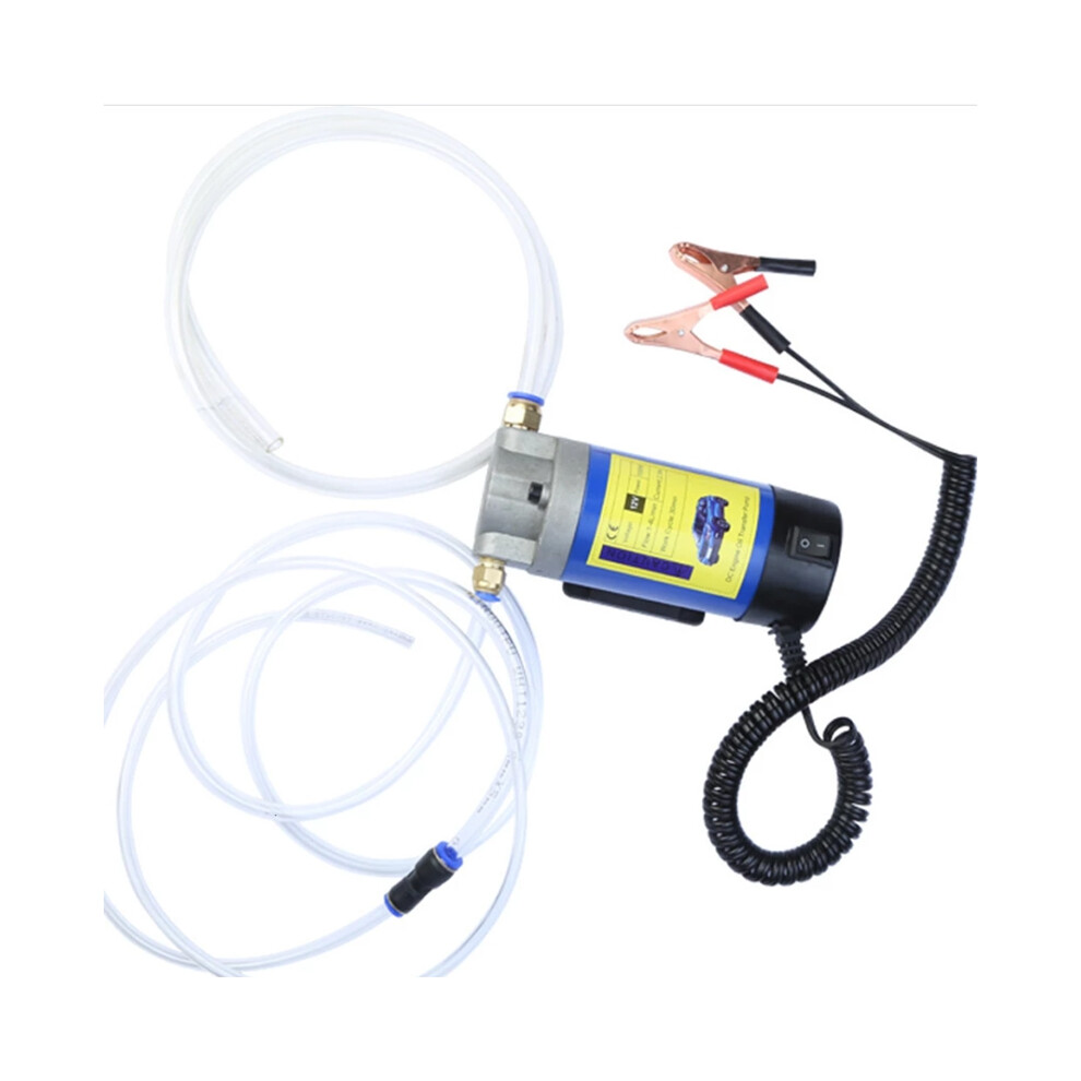 12V Electric Scavenge Suction Transfer Change Pump Motor Oil Extractor Pump 100W 4L For Car 6031568577622
