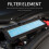 Car Air Conditioning Inlet Filter Replacement for  Model 3 2021 Air Filter Accessories External 7