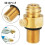 M18X1.5 Refill CO2 Valve Adapter Thread Converter Replacement for 2