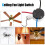 3 Pcs Ze-208S E89885 3 Speed 4 Wire Pull Chain  Ceiling Fan Light  Replacement Part,B 10