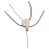 3 Pcs Ze-208S E89885 3 Speed 4 Wire Pull Chain  Ceiling Fan Light  Replacement Part,B 6