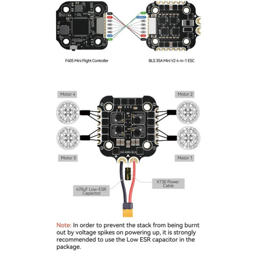 FöR SpeedyBee F405  BLS 35A 20X20 Stack Board 4-I-1 ESC Board Wireless Betaflight Configuration Drone Stack 2