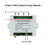 12V 24V 4-Way Remote Control  Point-Acting Self-Locking Interlocking Adjustable Access Gate Control Panel 6