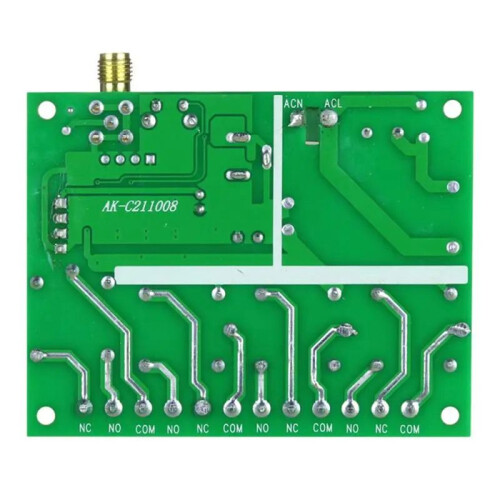 12V 24V 4-Way Remote Control  Point-Acting Self-Locking Interlocking Adjustable Access Gate Control Panel 1