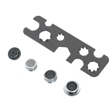 9 In 1 Universal Faucet Aerator Removal Tool Key Wrench with 4