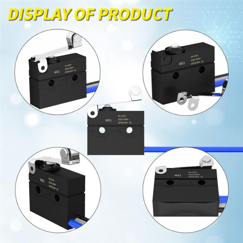 Limit  with Lever WS1 IP67 Waterproof   Wire Type   Roller Waterproof 2