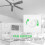 2Pcs Ceiling Fan Stepless Speed Governor Surface Mounted Fan Speed 4