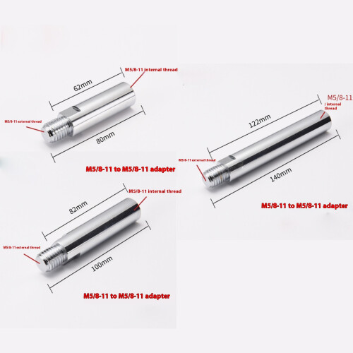 Meuleuse d'angle professionnelle en acier 45, Kit d'arbre 1