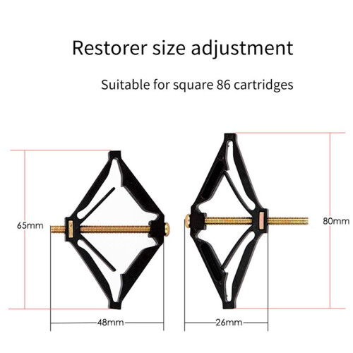 40Pcs Cassette Repairer 86mm Dark Box Repair Screw Plug  Old Socket Boxes Replacement Fixed Wall Repair Box 1