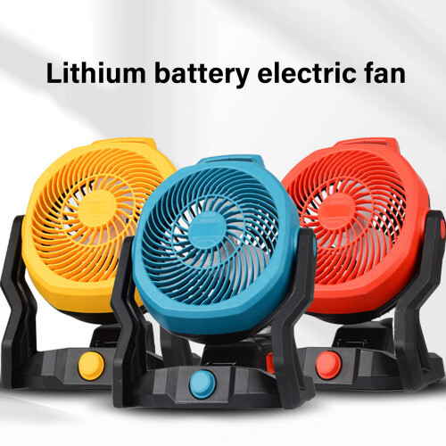 Ventilateur électrique Rechargeable ventilateur de Camping-Jaune 1
